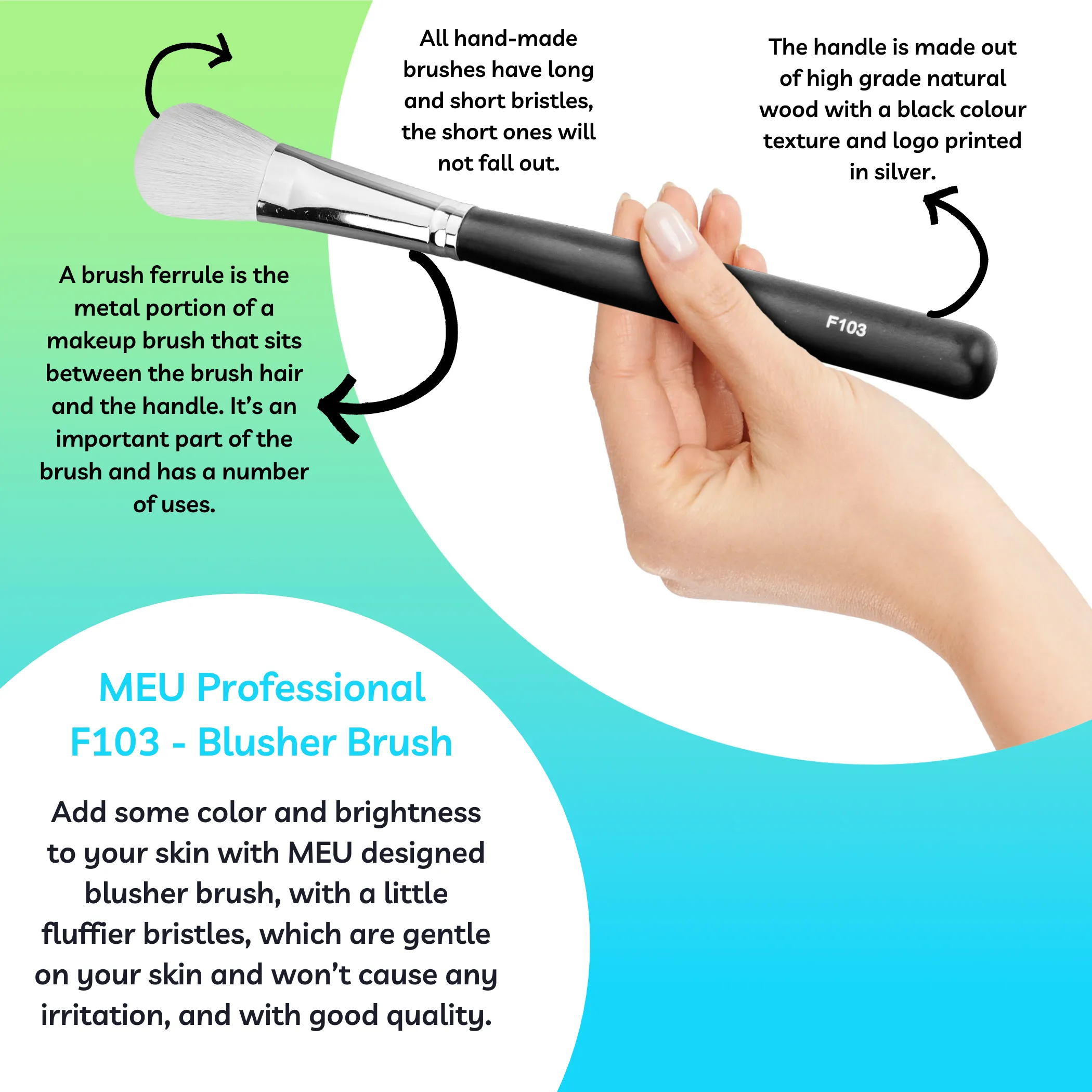 F103  - Professional Blusher Brush