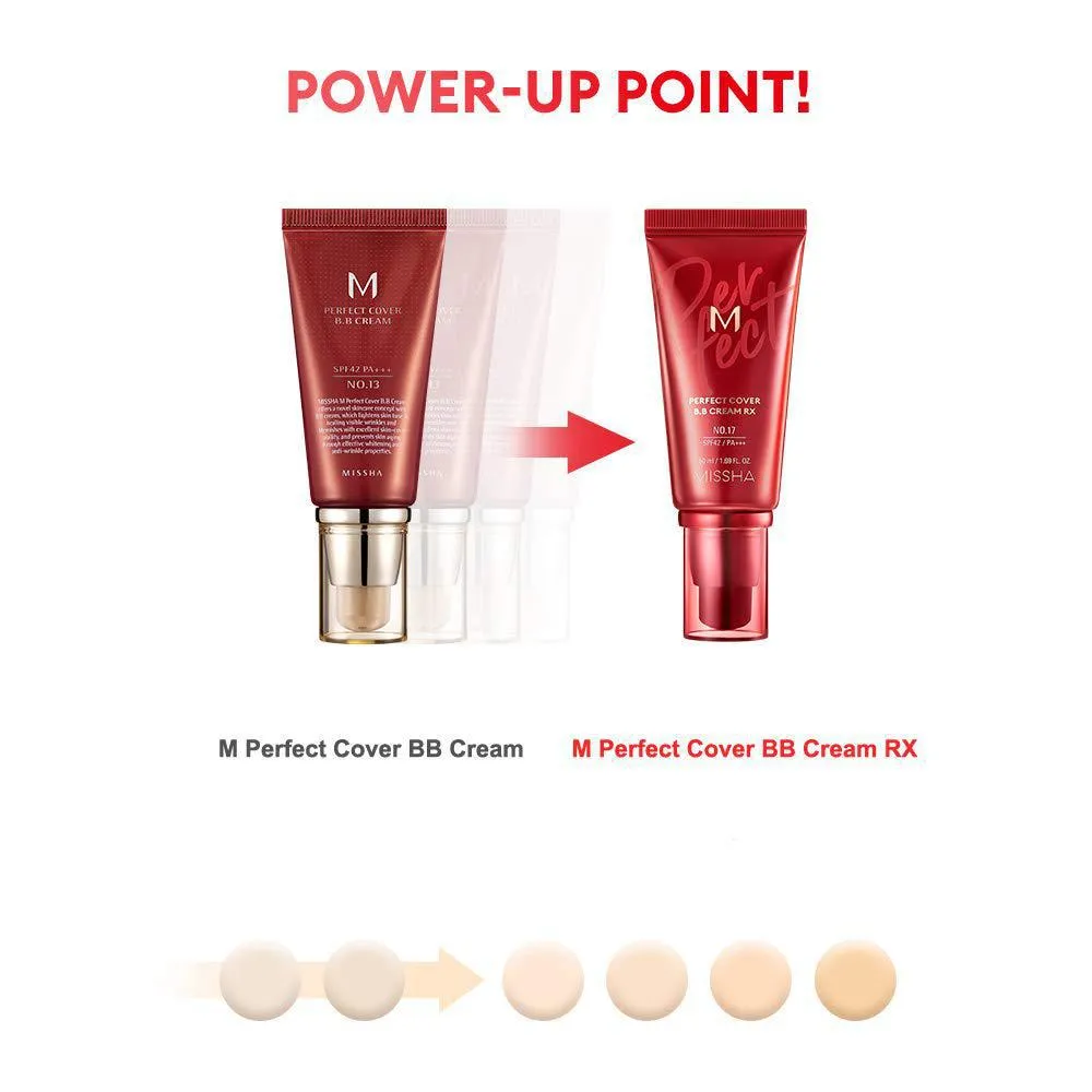 MISSHA M Pefect Covering BB Cream 谜尚完美遮瑕BB霜 SPF42 PA    50mL